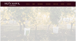 Desktop Screenshot of brynmawrvineyards.com
